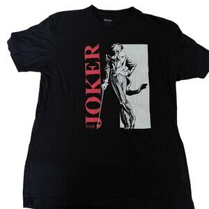 DC Comics Batman The Joker graphic tee black size medium Y2K